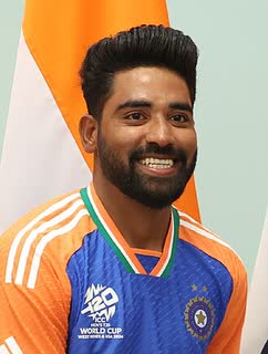 Mohammed Siraj portrait